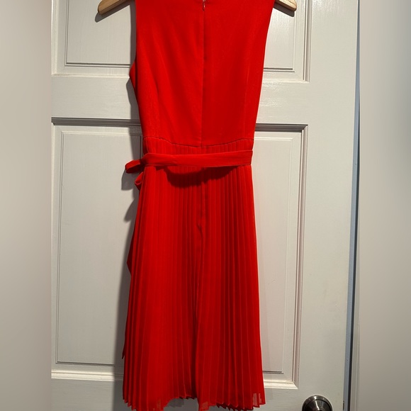 White House | Black Market beautiful Orange midi Dress SZ 4 Excellent Condition - Picture 2 of 4
